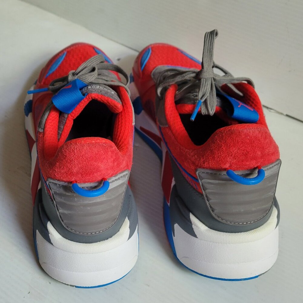 Puma Rs x Retro Red Steel Gray Indigo Sneakers Running Shoes 371511-01 Size 11.5 - Picture 7 of 11